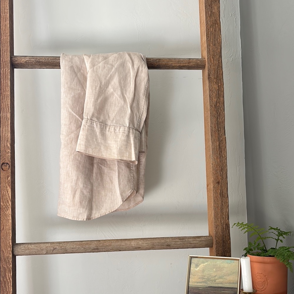 Chico's tan 3/4 sleeve shirt